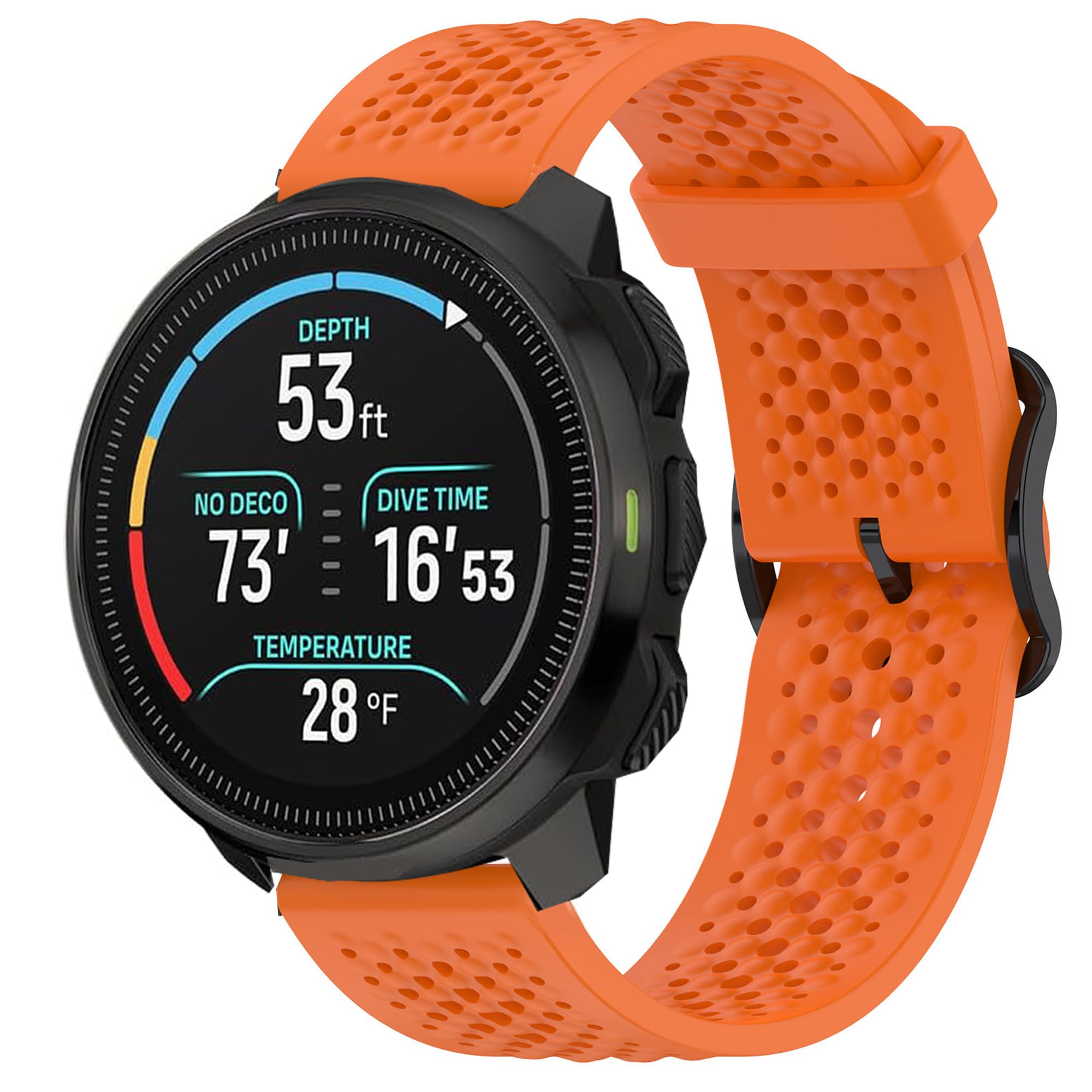 Compatible with SUUNTO Race 2 bands, 20mm, 22mm Silicone band with Metal Buckle Compatible with SUUNTO Run, OCEAN, RACE, Race 2, RACE S, VERTICAL, 9 PEAK, 9 PEAK PRO, 5 Peak, 3 Smartwatch