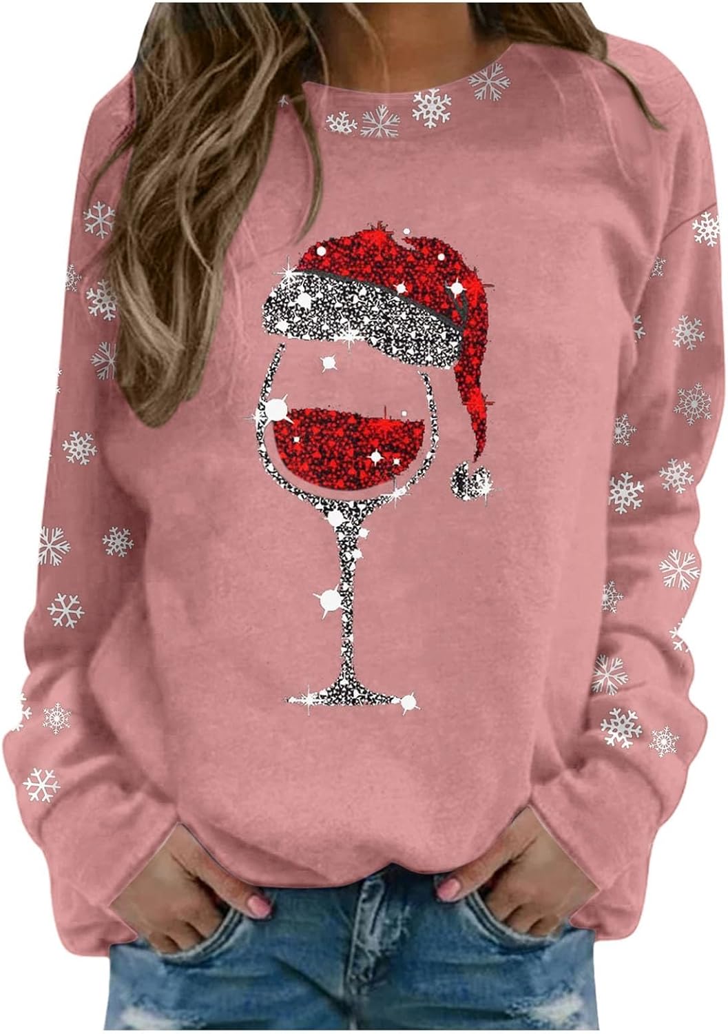 HUIFUAO Kerst Hoodies voor Vrouwen Lelijke Kerst Sweatshirts voor Vrouwen Trui Dames Kleding Rode Kerst Truien voor Vrouwen, Grijs #2, S