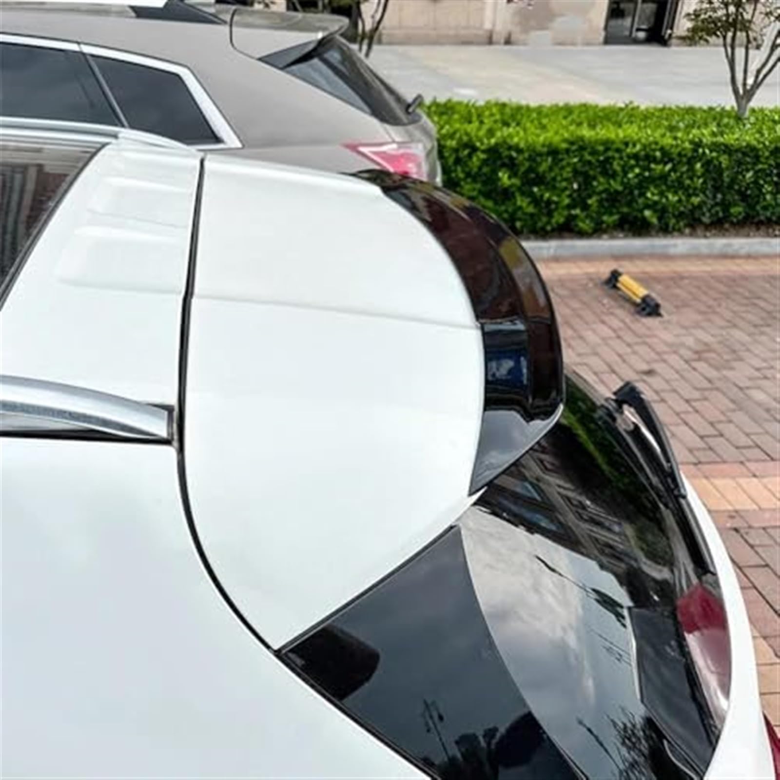 Spojlery tylne bagażnika, do, do klasy GLA, do GLA200, do GLA250 X156 2014-2019 Tylny spojler dachowy skrzydło Body Kit Tuning Tylny spojler samochodowy(Carbon Fiber Look Black)