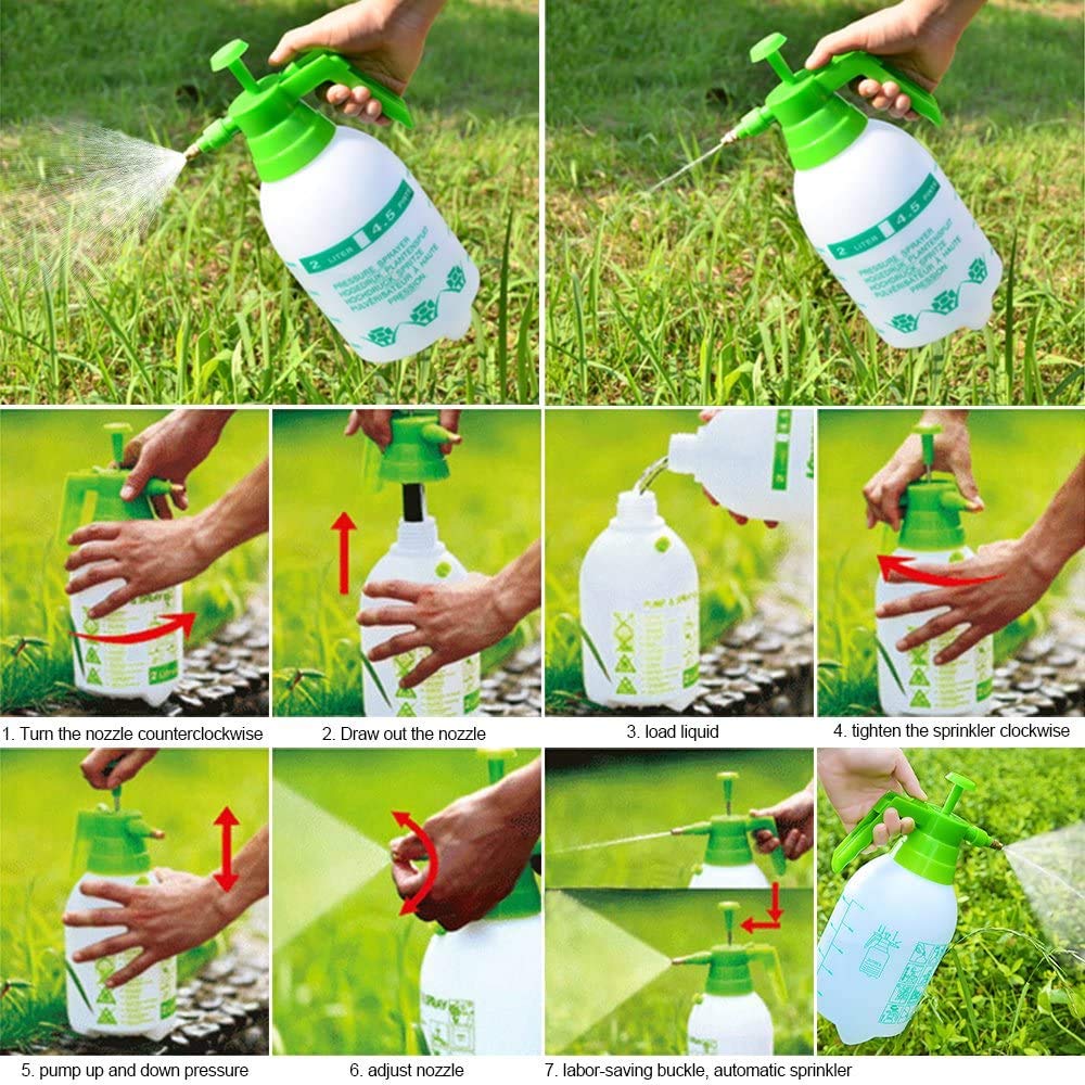 Bottos, Si-Strong Bioinduttore delle Difese naturali ideale per la nutrizione del manto erboso con Nebulizzatore a Pressione Hurricane da 2 Lt