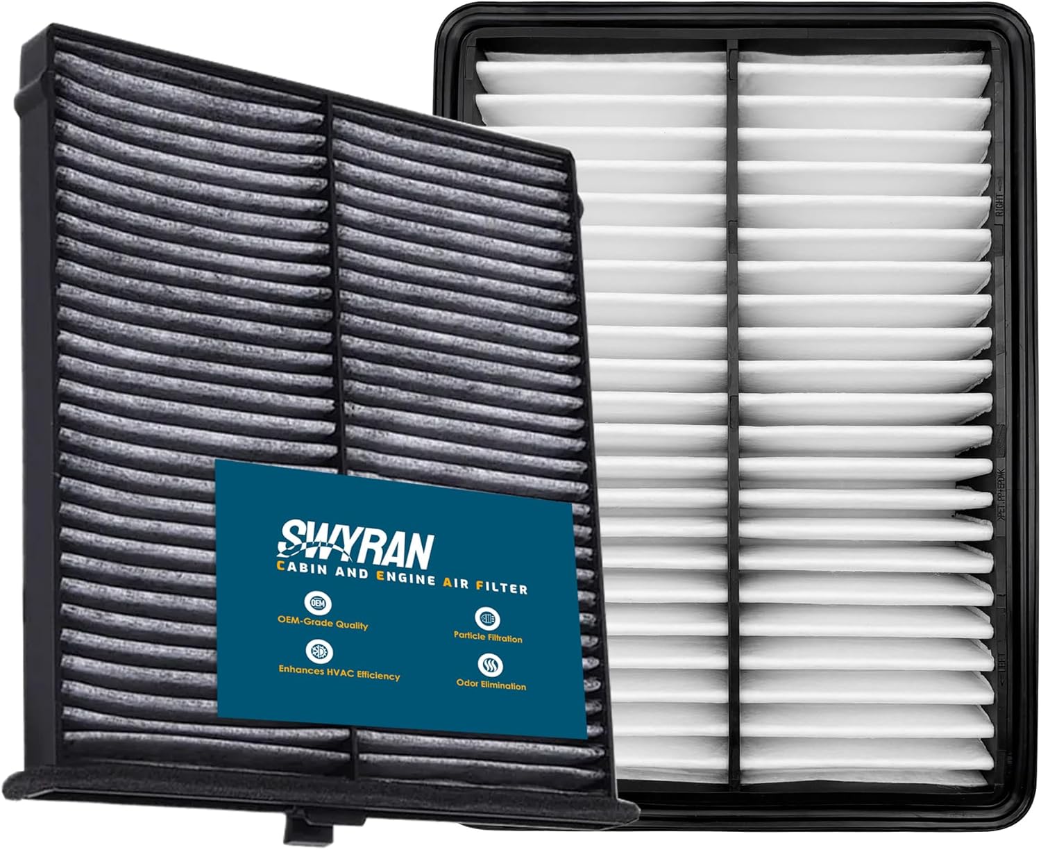 CPJ6X Cabin & CA11259 Engine Air Filter Combo Kit for 2014-2018 M.azda 3, 2014-2021 M.azda 6, 2013-2025 CX-5, Replacement for CP11811, KD45-61-J6X, PE07-13-3A0A