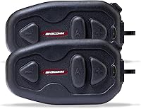 Vista 14 de BIKECOMM BK-S2 - Intercomunicador de auriculares Bluetooth para motocicleta, altavoces inalámbricos de alcance de 3,937.0 ft, sistema