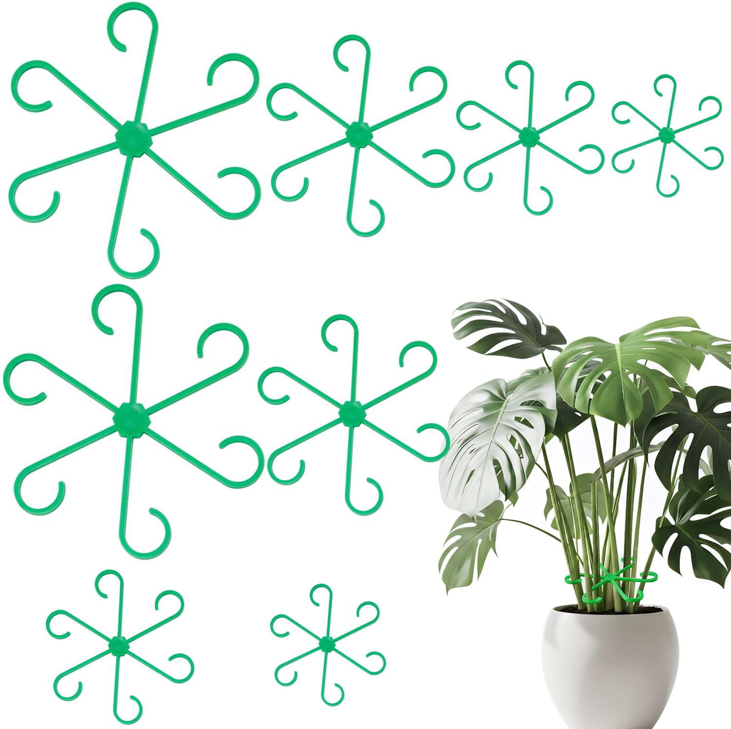 Accessoires de jardinage verts pour sublimer les plantes du salon