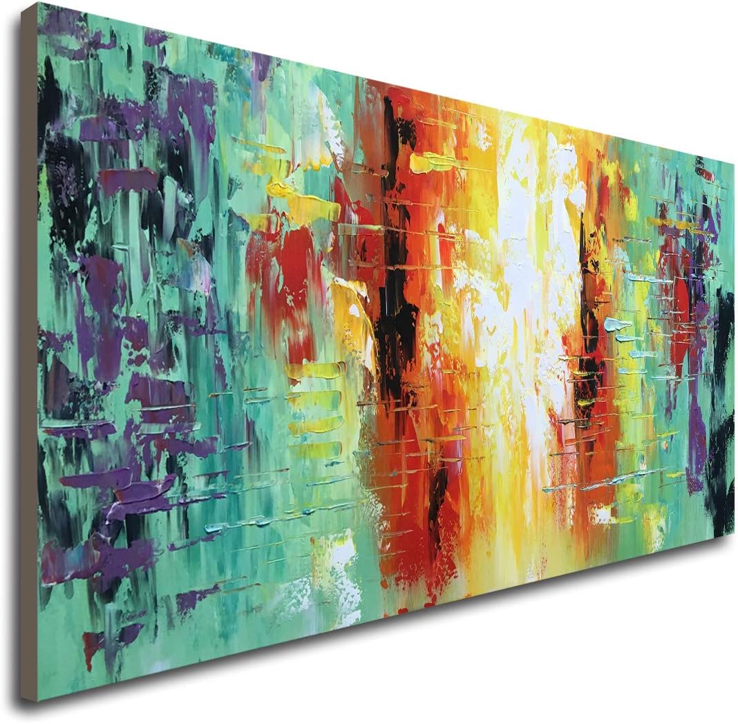 Hand Painted Textured Abstract Artwork Modern Wall Art Decor Handmade Oil Painting on Canvas