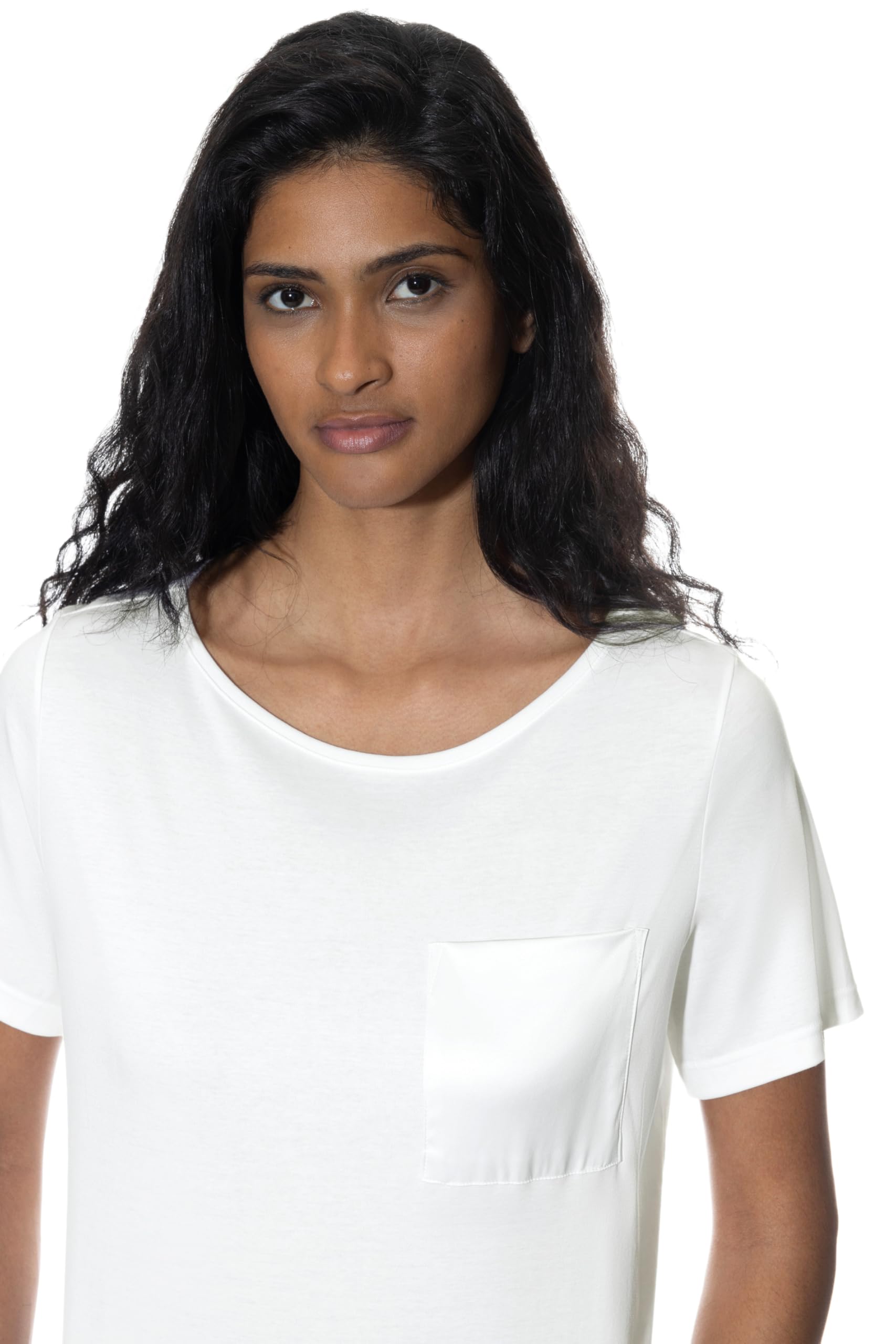 Mey Damen T-Shirt - Homewear Oberteil Kurzarm aus 100% Bio-Baumwolle - GOTS Zertifiziert - Serie Sleepsation - 17213