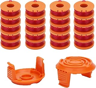 WA0010 Replacement Trimmer Spool Line 0.065" for Wo-rx WG154 WG163 WG160 WG180 WG175 WG155 WG151 String Trimmer Weed Eater (20 Spool)