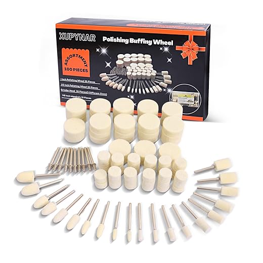 100-Piece Polishing Buffing Wheel Kit for Dremel