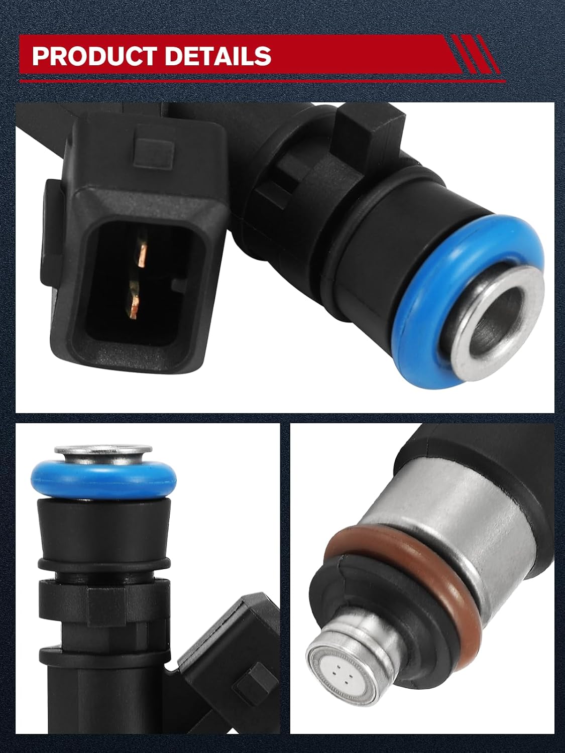 TAUTOY FJ1150 0280158205 Fuel Injectors 4PCS (1.4L ONLY) For Chevy Cruze 2011-2015,Cruze Limited 2016,Sonic 2012-2016,Trax 2013-2016,For Buick Encore 2013-2015 & 2017-2019