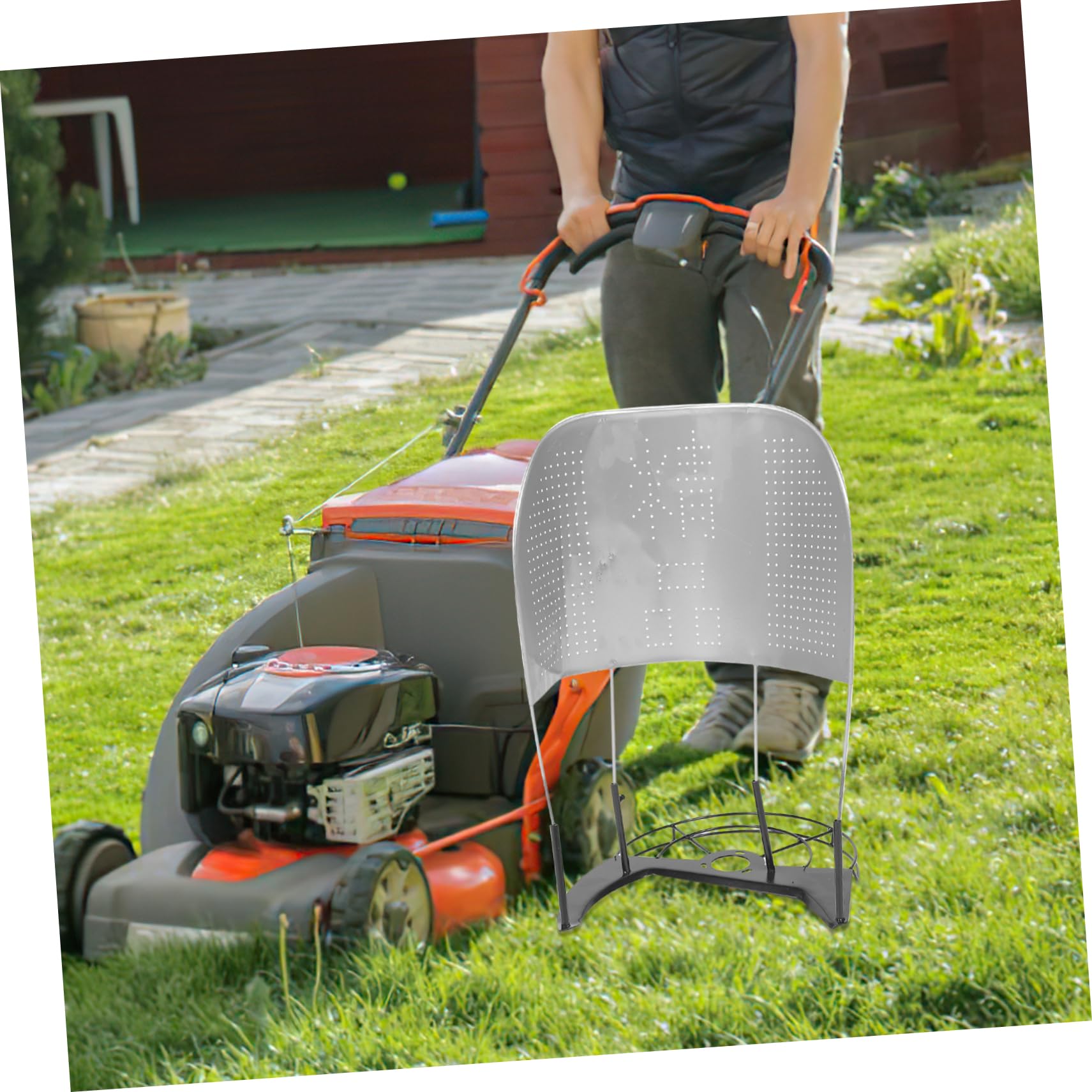 SUPVOX Accessorio per Mietitrice da Raccolta Riso e Grano in Acciaio Inossidabile Argento, Struttura di Supporto Alta Efficienza e Facile da Usare per Giardinaggio All'aperto