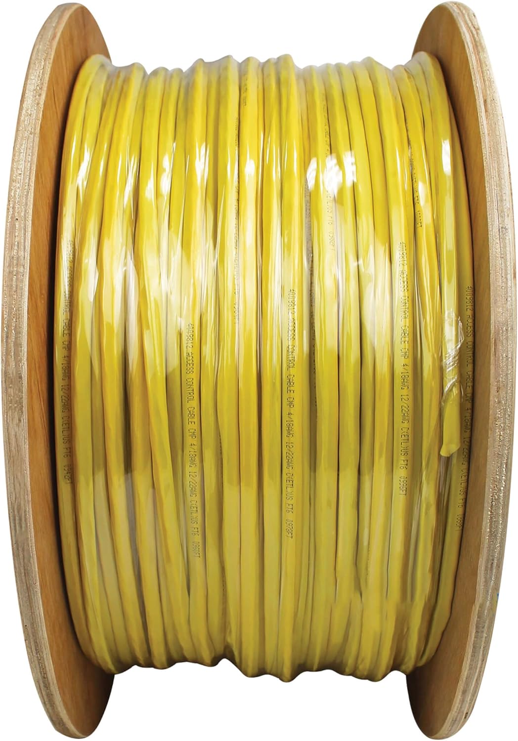 Tripp Lite Plenum-Rated Bulk Access Control Cable Spool, 1000 Feet / 305 Meters, 4 Component Cable Bundles, Bare Wire Connectors, CMP Rated Jacket, Lifetime Manufacturer's Warranty (A300-01K-YW)