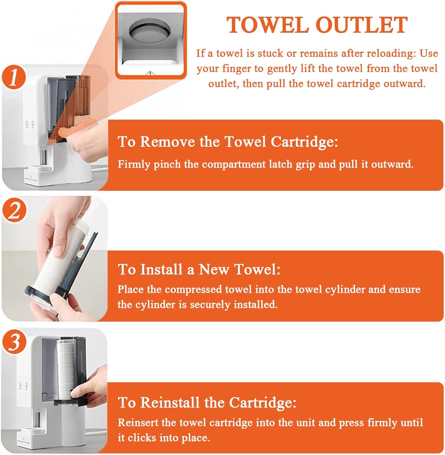 Hot Towel Machine - Automatic Disposable Towel Heater - Automatic Towel Dispenser, Heats Up in 5 Seconds, 55℃ Constant Temperature, for Facials, Spa Daily,Towel（200 Capsules）