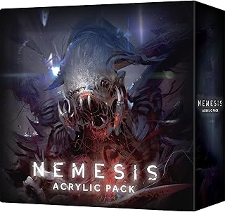 Nemesis Acrylic Pack - Premium Upgrade with 27 Intruder & 16 Carnomorph Tokens, Official Board Game Accessory, Made by Rebel Studio