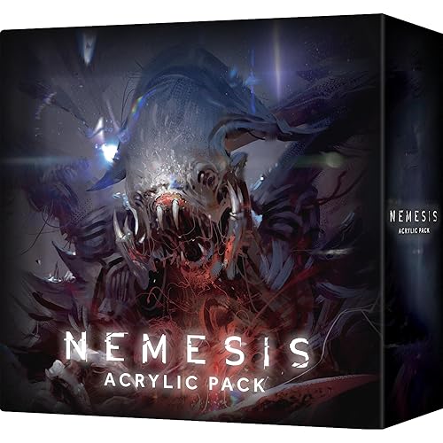 Nemesis Acrylic Pack - Premium Upgrade with 27 Intruder & 16 Carnomorph Tokens, Official Board Game Accessory, Made by Rebel Studio