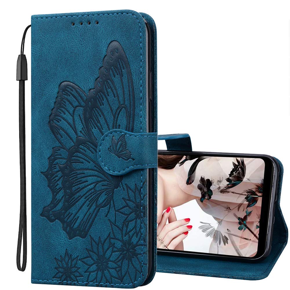 IMEIKONST Custodia per OPPO A92, Goffratura Design Case in PU