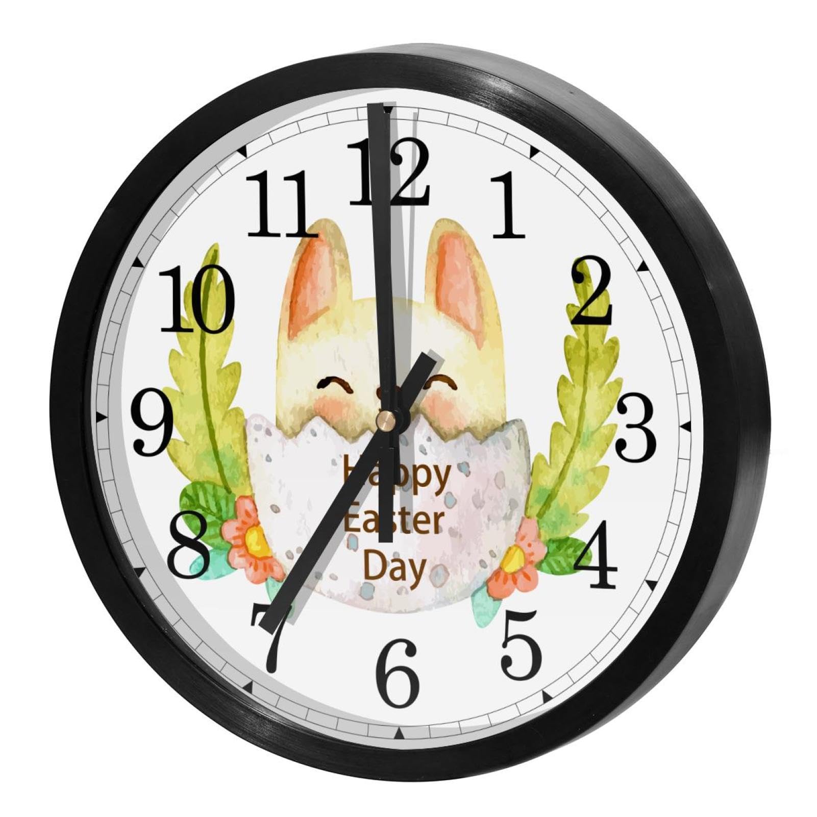Horloge murale silencieuse sans tic-tac à quartz pour chambre enfant