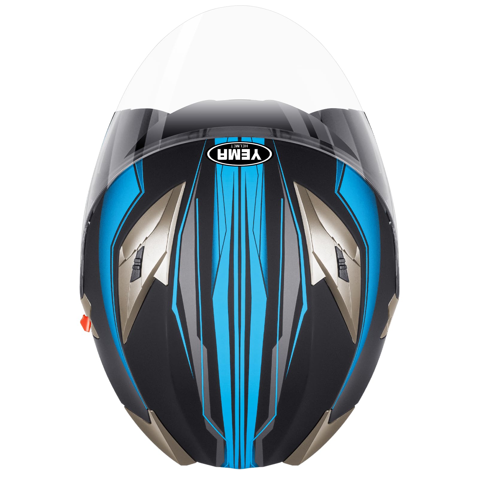 YEMA Casco Moto Jet ECE Homologado YM-627 Casco Moto Abierto Custom Scooter para Mujer Hombre Adultos con Doble Visera
