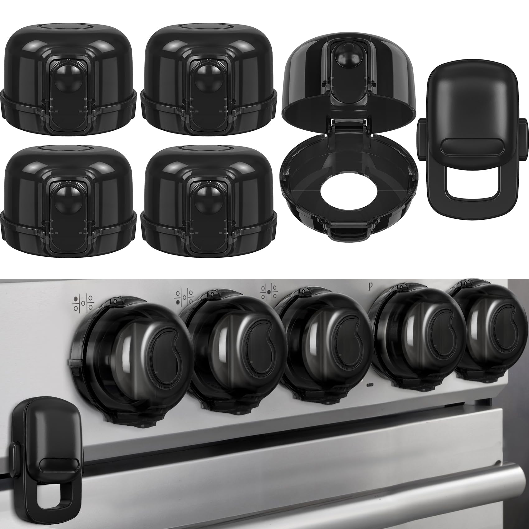 Stove Knob Safety Covers