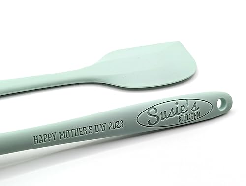 Miniatura 4 de Happy Mother's Day Customizable Silicone Spatula - Personalized Kitchen Tool for Mom - Heat-Resistant, Non-Stick, and Ergonomic - Your Name Embossed