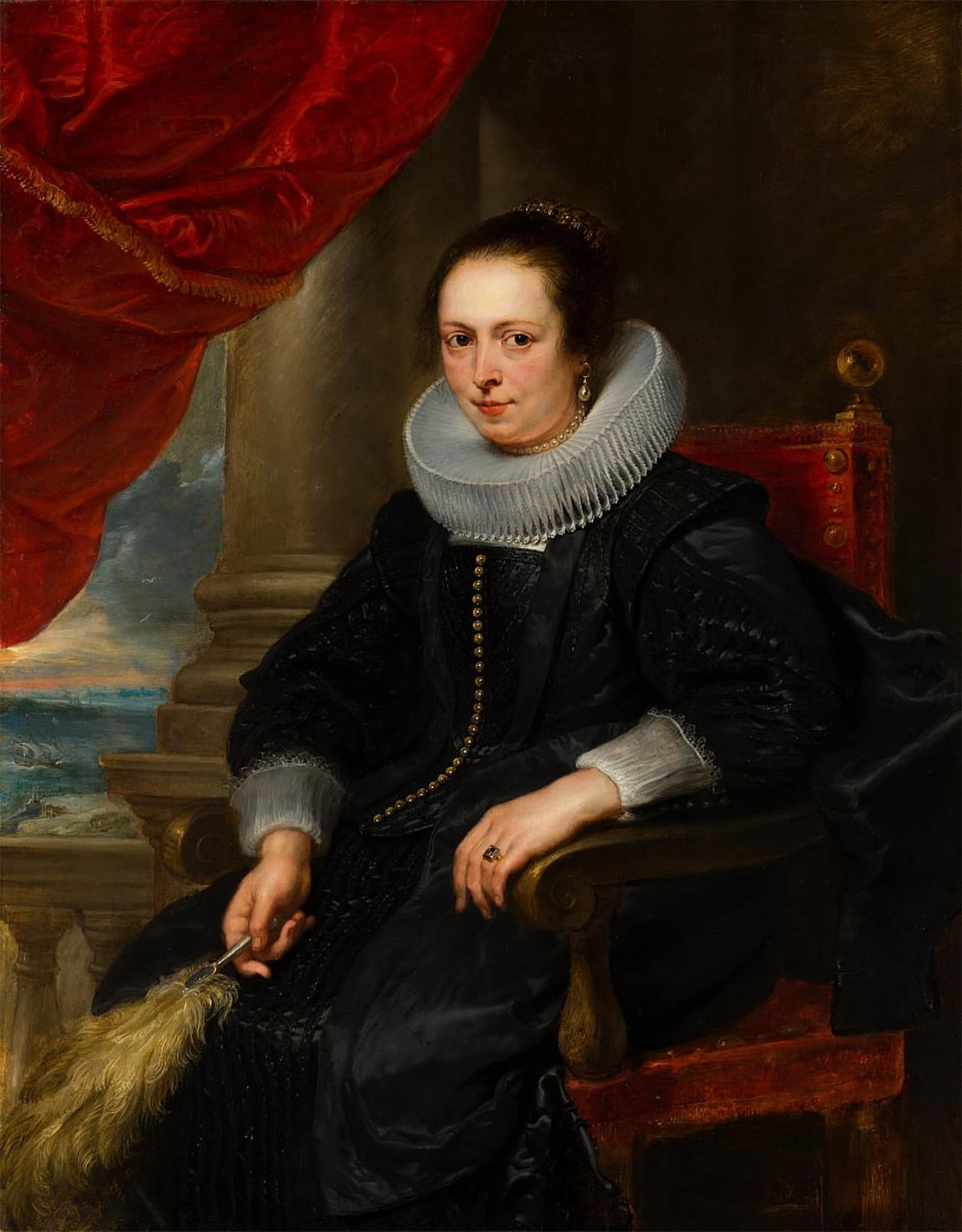 POSTERIIk Famous Animal Posters Vintage Picture Portrait Of A Woman Possibly Clara Fourment by Peter Paul Rubens Modern Wall Decor for Home Decor 60x90cm