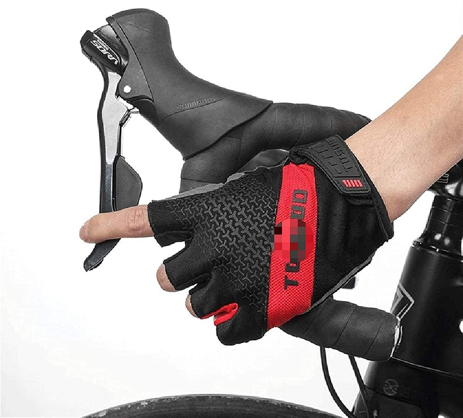 Rękawice rowerowe pół palca rękawice gimnastyczne trening rękawice sportowe antypoślizgowe rękawice wyścigowe motocyklowe rękawice do rowerów górskich szosowych - pół krótkie rękawiczki rowerowe motocrossowe rękawice ochronne - dla mężczyzn i kobiet
