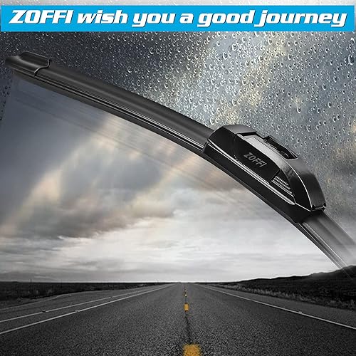 Miniatura 7 de ZOFFI Escobillas de repuesto para Toyota RAV4 2013-2018, 26 + 16 pulgadas, con gancho UJ para todas las estaciones, repuesto de equipo original