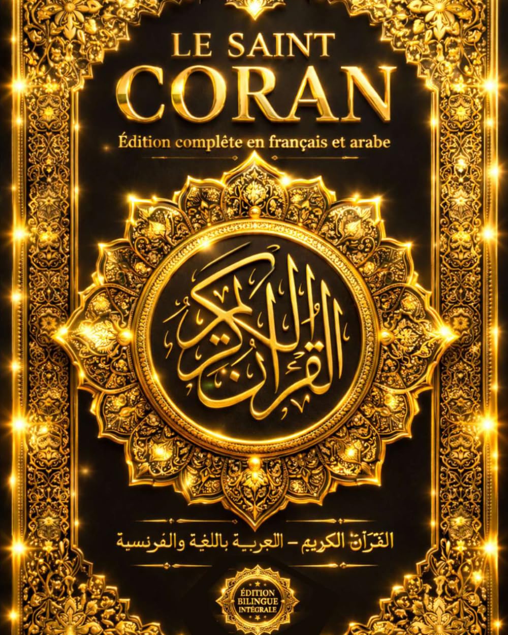 Le Saint Coran en français et arabe entier complète – Texte Sacré Révélé au Prophète Muhammad ﷺ – Édition Bilingue quran Arabe-Français complet ( ... Arabic ) en Écriture avec Traduction Claire .