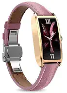 Elegant Smart Watch for Women Fitness Tracker with Step Counter Calorie Tracker Heart Rate Monitor Sleep Tracker IP68 Waterproof Activity Tracker Bracelet with AMOLED Touchscreen for iOS Android