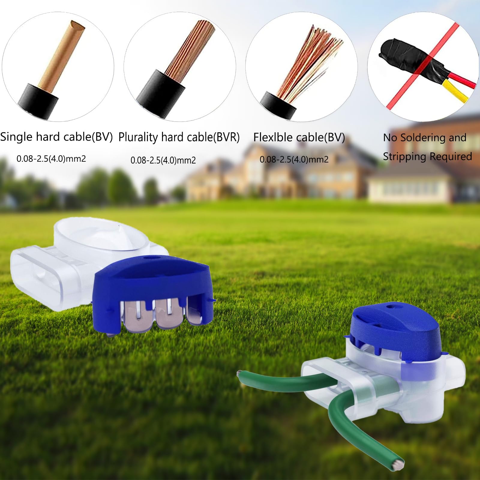 Connettore Per Cavi, 20 Pezzi, Connettori Per Cavi Per Tosaerba Robotizzato Morsetti Di Collegamento Per Cavi Impermeabili Automower~p129976498 - Foto 6