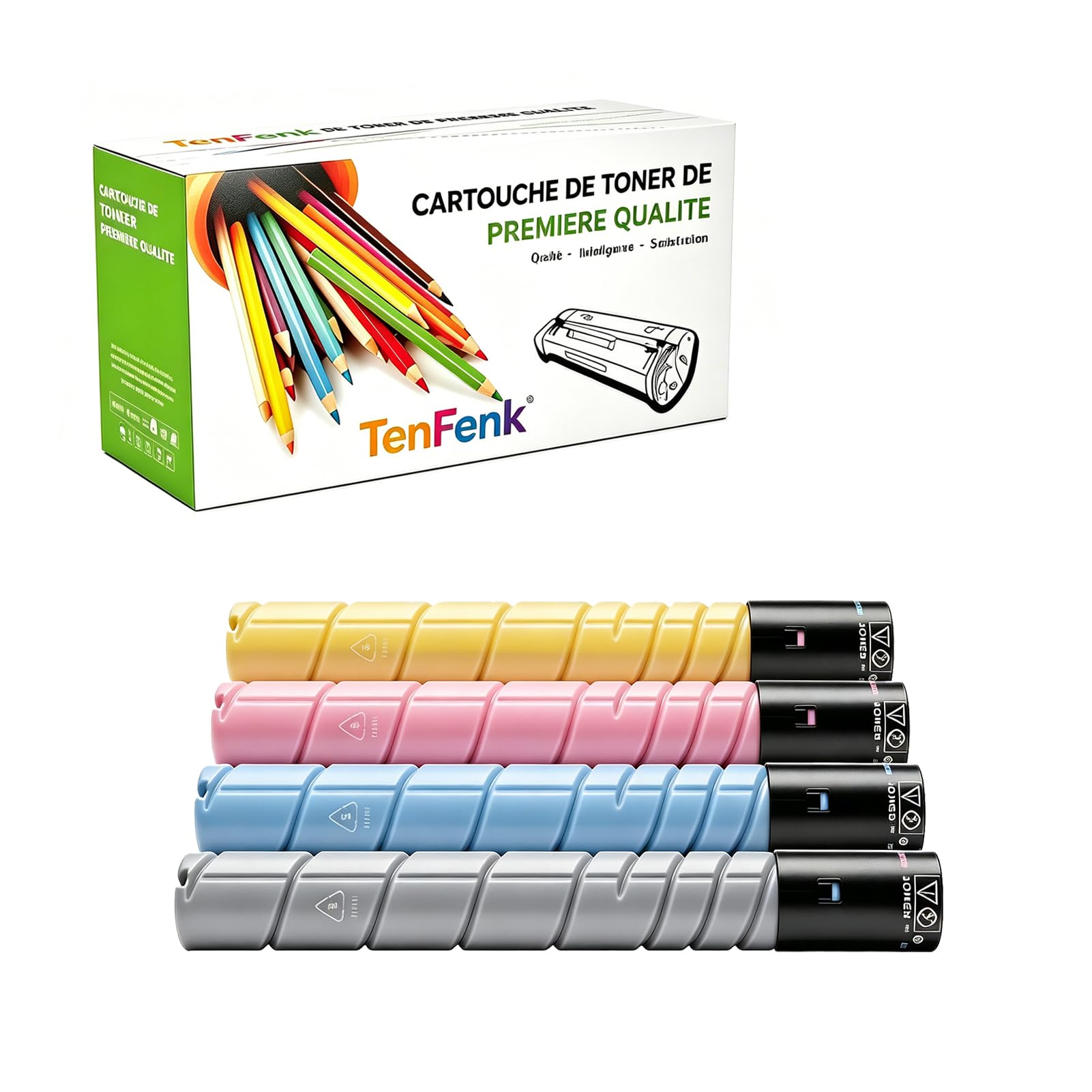 Compatible Reemplazo Cartucho De Tóner Para Lexmark XC9245 24B6845 24B6842 24B6843 24B6844 Para Uso Con Lexmark XC9225 XC9235 XC9245 XC9255 XC9265 Impresora,4-Pack,4p