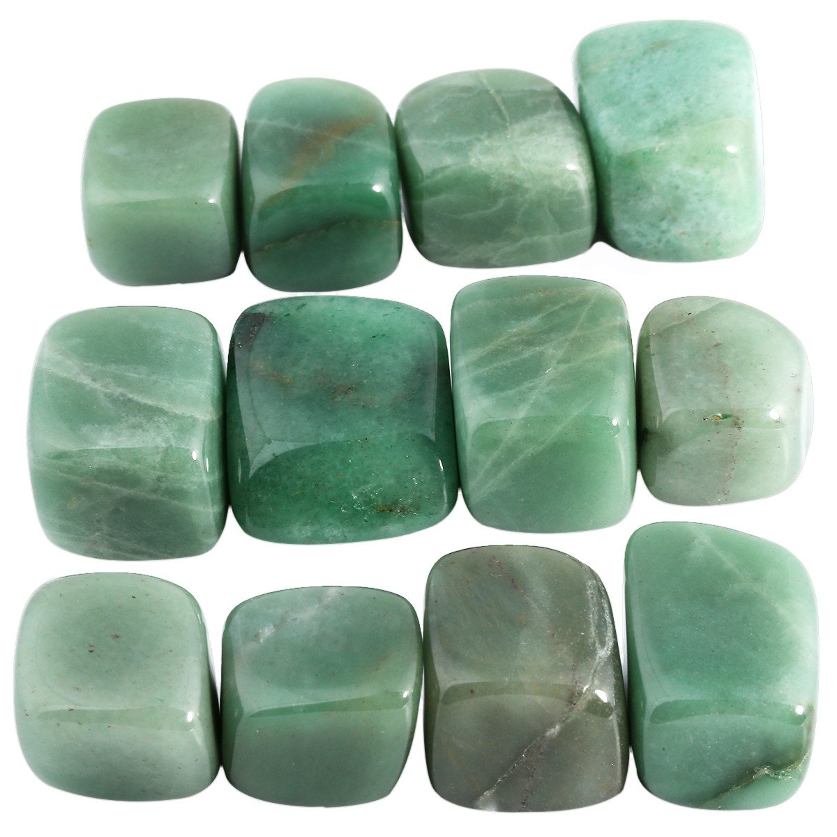 CrystalAge Amazonite Tumble Stone (20-25mm) - Single Stone