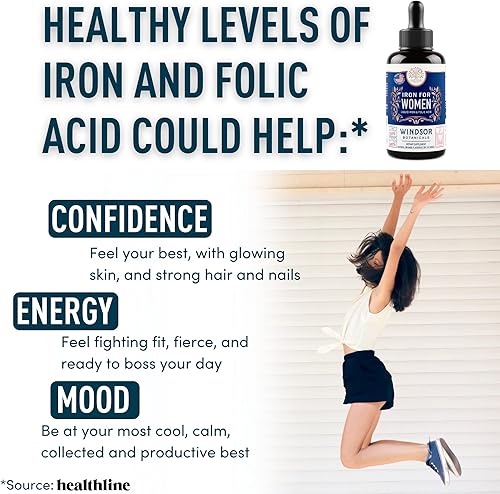 Miniatura 5 de WINDSOR BOTANICALS Paquete de cápsulas de alivio de hierro líquido y PMS para mujer