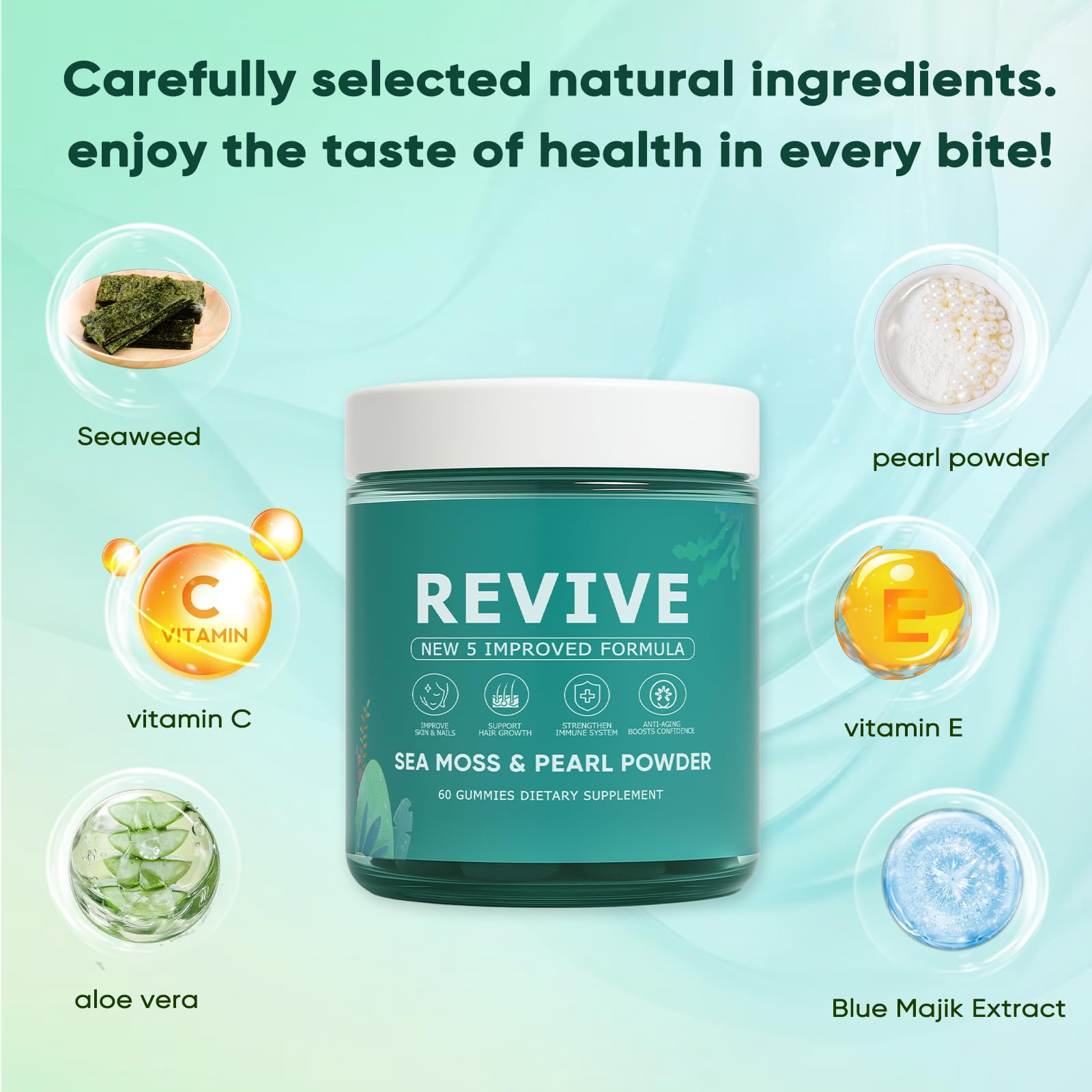 Amazon.com: KLUNIZ Revive Hair Gummies, Balmbare Revive Gummies