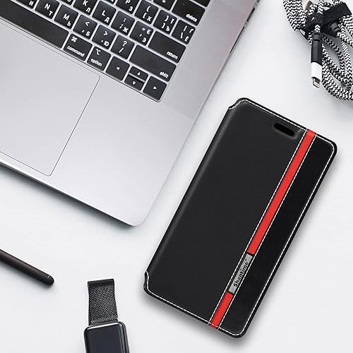 Miniatura 7 de Shantime Funda para Tecno Camon 18, funda de cuero con cierre magnético multicolor con tarjetero para Tecno Camon 18 P (6.8")
