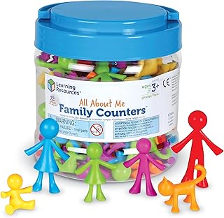 Learning Resources All About Me - Family Counters, set of 72