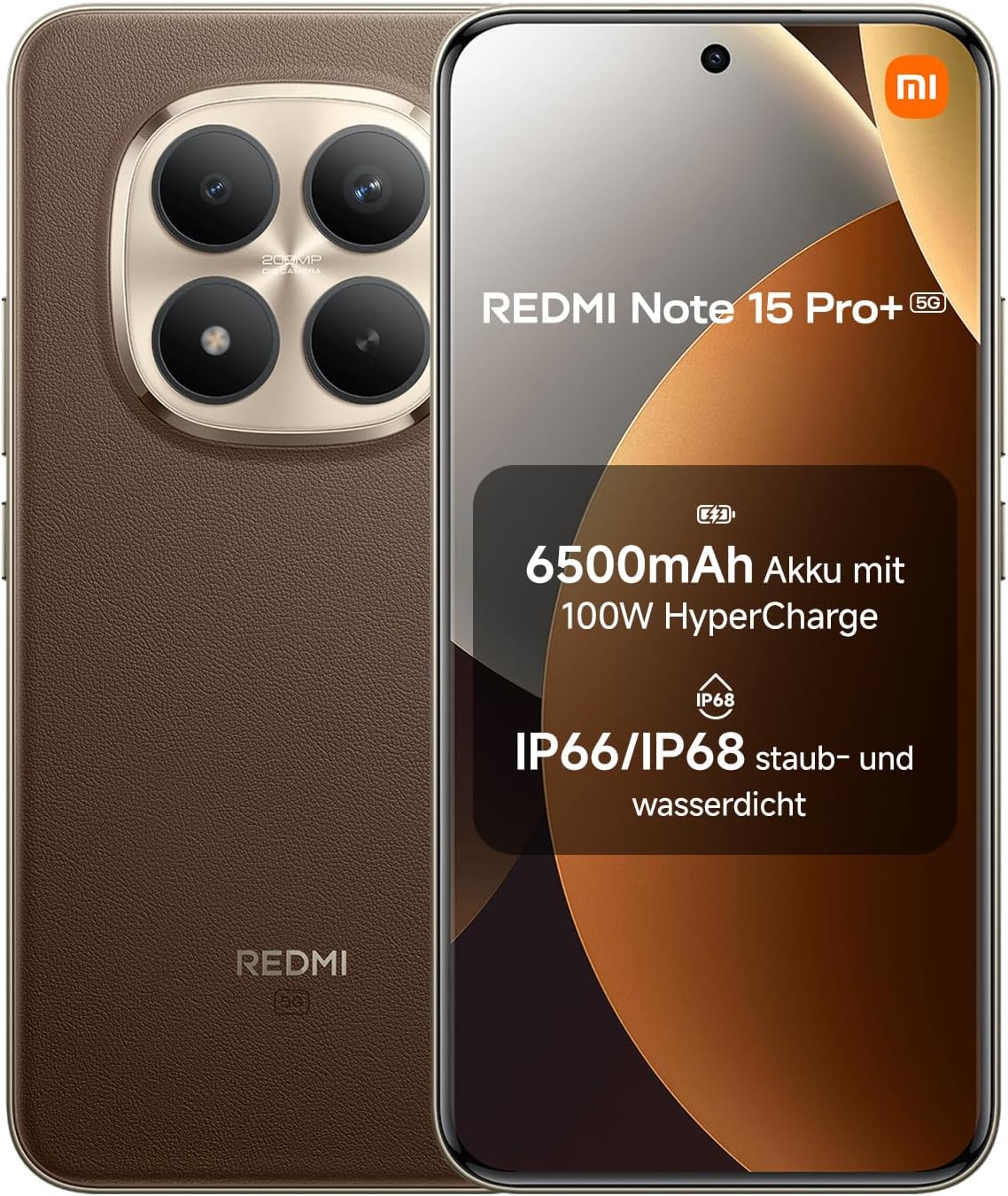 XIAOMI Redmi Note 15 Pro Plus 5G Smartphone Mocha Brown