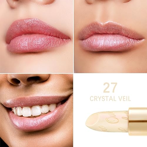 Miniatura 37 de Oulac Lipstick & Lipliner Set 3PCS High Impact Lipcolor with Moisturizing Formula, Vegan Beauty, Full-Coverage Lip Color, Gift Lipstick for Women
