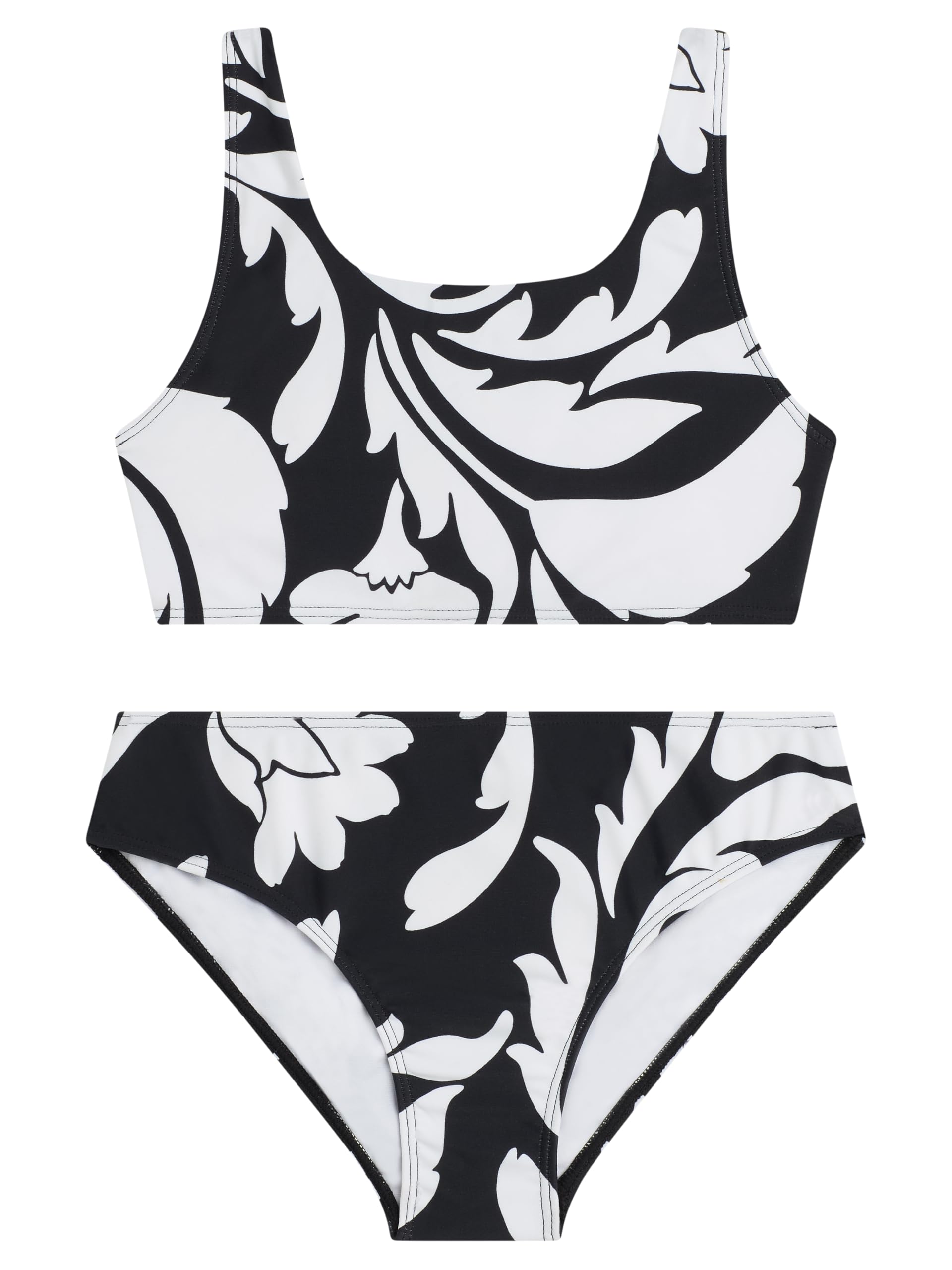 Kanu Surf Girls' Tammy Beach Sport Square Sun Bikini 2-piece Swimsuit