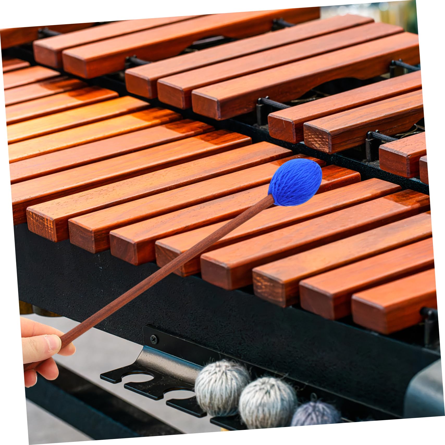 ifundom 8stücke Marimba Mallets Für Zungentrommel Ergonomische Schlägel Mit Polierten Kanten Langlebig Und Bequem Für Percussioninstrumente