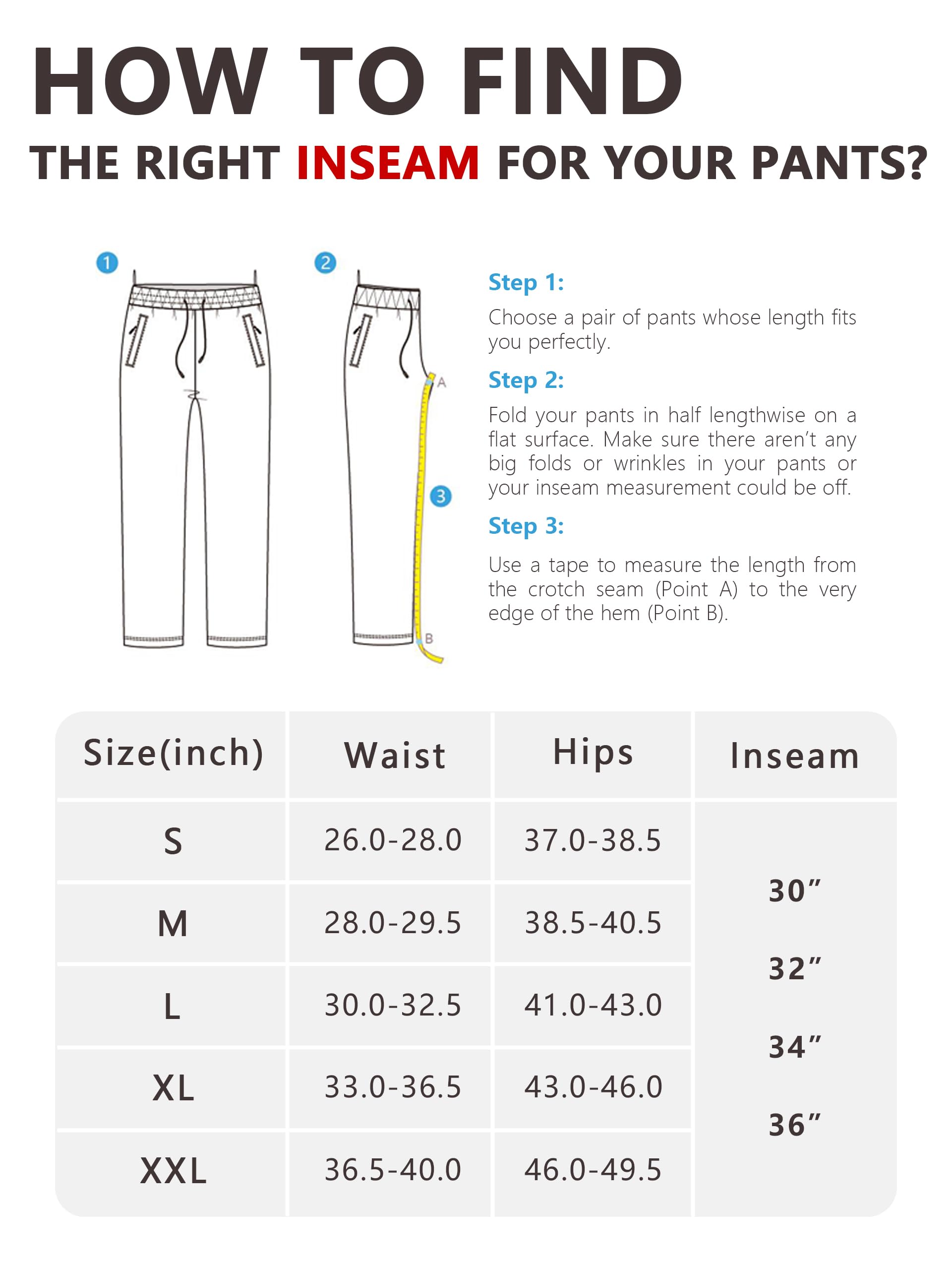 SEVEGO Pantalon de survêtement haut en coton pour femme - 76,2 cm/81,3 cm/86,4 cm/91,4 cm - Bas ouvert décontracté - Poche zippée