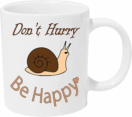 Miniatura 4 de Don't Hurry Be Happy Mug- Snail Cool Design -Coffe Lover Cup -Coffe Lover Mug -Coffee all day -Coffee Everyday - Primero Cafe - Relax - Daily
