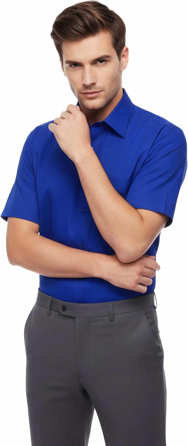 Allsense Men’s Regular-Fit Short-Sleeve Dress Shirt - Image 2