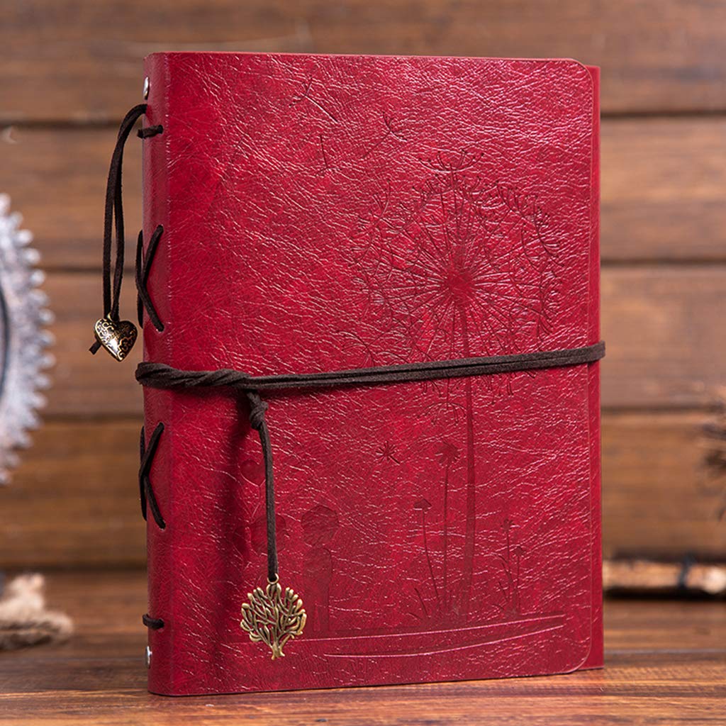 アルバム・スクラップ YUANA Amazon | DIYアルバム 皮革製 レザー スクラップブック 写真集 手作り