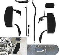 Vista 1 de Kit de Controles Delanteros Estriberas Clavijas Palancas Conjunto de Varillaje Compatible con Harley Dyna Street Bob FXDB Super Glide Custom FXDC