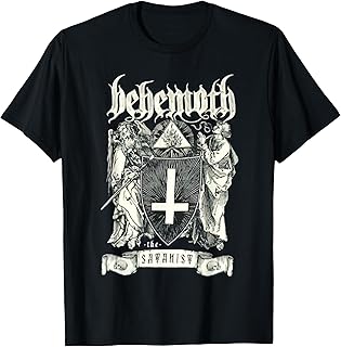 Vintage Behemoth Satanist 666 Satan Skull Extreme Metal T-Shirt