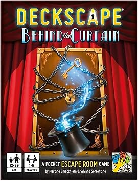 dV Giochi Deckscape Behind The Curtain Card Game