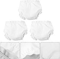 Vista 4 de 12 pañales para muñecas de bebé, ropa interior blanca para muñecas de 5 a 7 pulgadas, pañales reutilizables para muñecas recién nacidas, accesorios