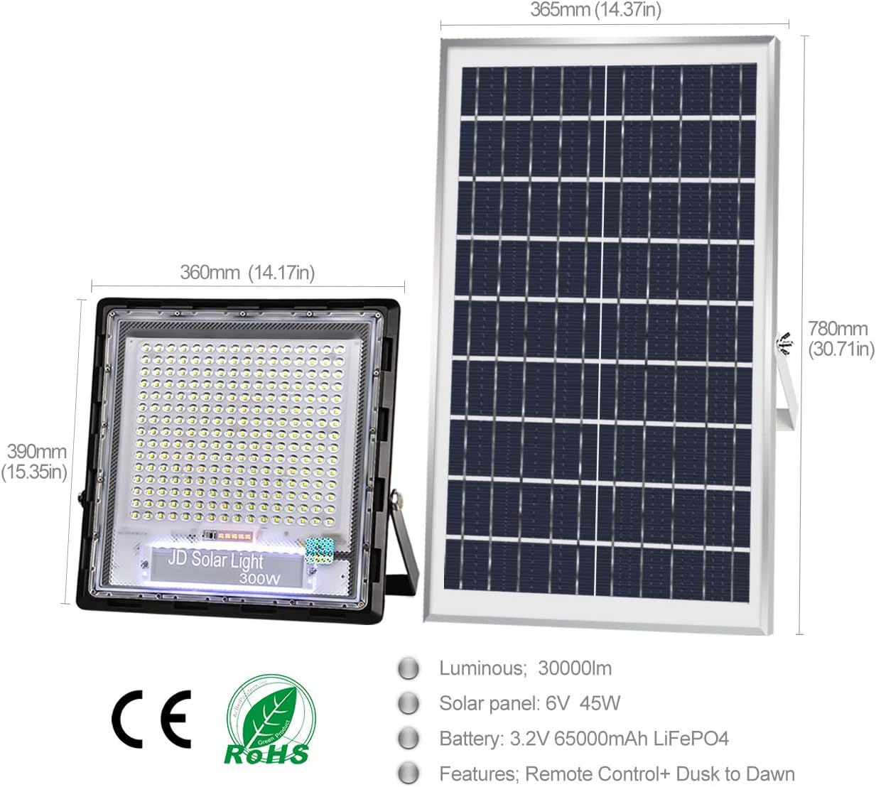 Flash Sale All 600W Solar Powered 2PACK Outside Lights, 300W Solar LED Flood Light, Waterproof, Super Bright Security Light, 6000K Daylight White, Exterior Lighting LED Stadium Light Spotlight Wall Light Black Friday - 80% OFF All 600W Solar Powered 2PACK Outside Lights, 300W Solar LED Flood Light, Waterproof, Super Bright Security Light, 6000K Daylight White, Exterior Lighting LED Stadium Light Spotlight Wall Light