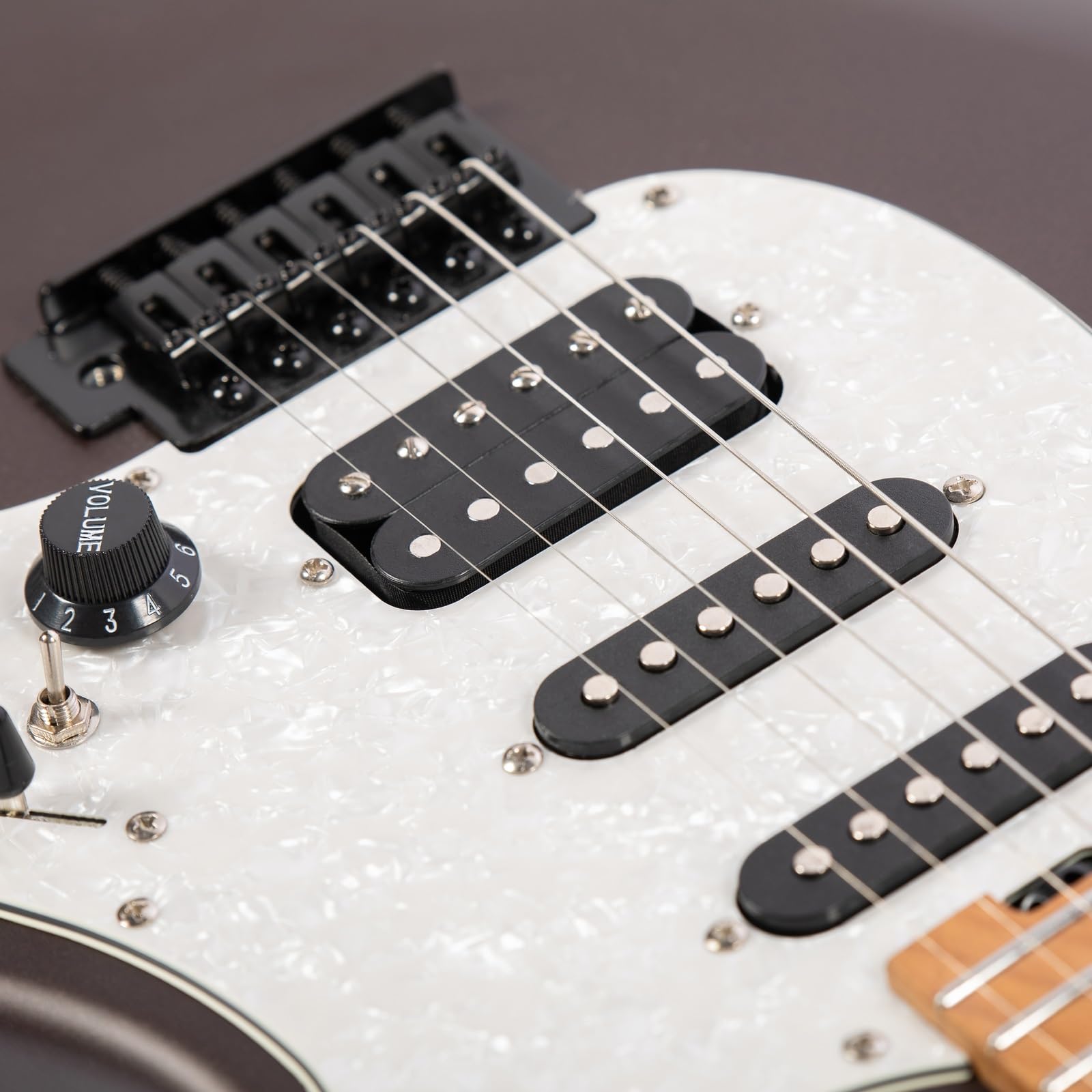 Typ Wydajności Gitara Elektryczna Profesjonalna 6 Strunowa Gitara Elektryczna O Standardowym Matowym Wykończeniu Korpus Z Topoli Palony Klon(Type 3)