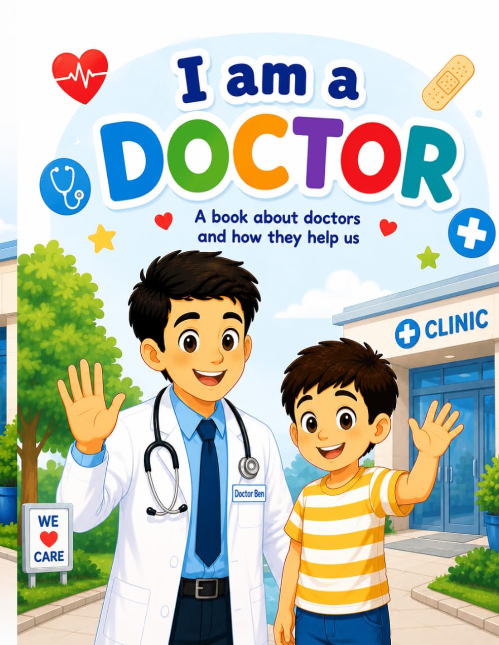 I am a doctor: A book about doctors and how they help us
