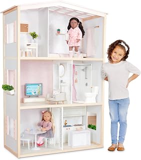 Our Generation – 18-Inch Doll Accessories – Dollhouse Playset – Movable Furniture Pieces – Bedroom, Kitchen, Bathroom & More – Pretend Play 3+ Years– Sweet Home